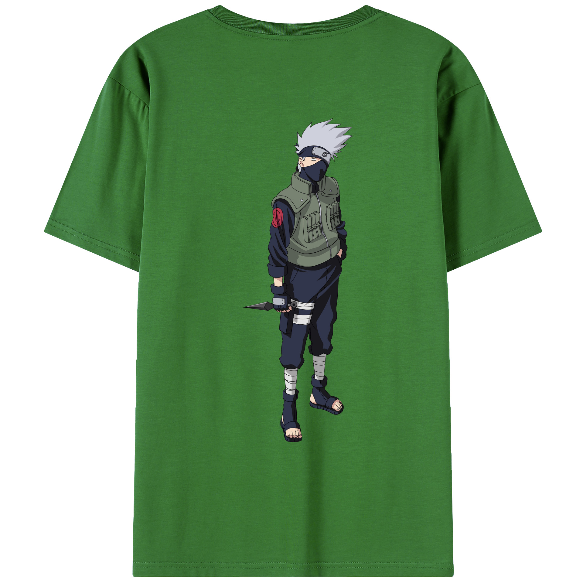 （画像用） NARUTO -ナルト- はたけ カカシ Hatake Kakashi レディース半袖Tシャツ(バックプリント)